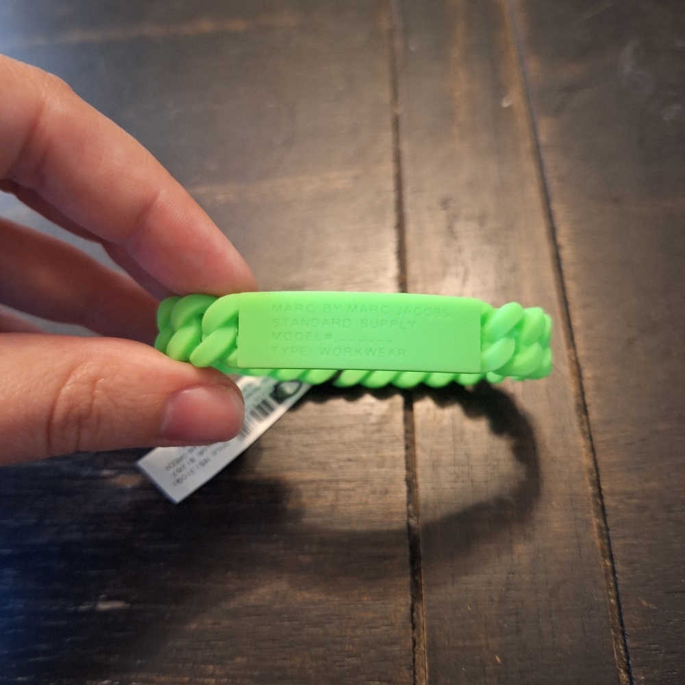 Marc by Marc Jacobs Neon Green Silicone Bracelet